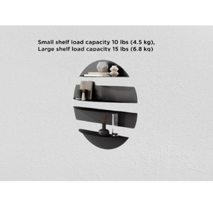 Modern Solid Rust Proof Eco-Friendly Four-Tier Decorative Metal Floating Wall <b>Shelf</b> for <b>Storage</b> and Display by WB INC INDIA - Product Image 6