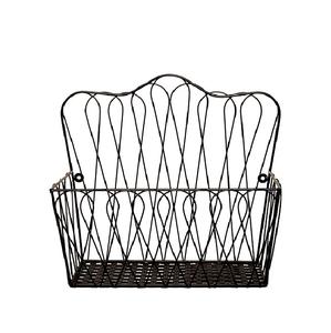 Panier mural décoratif en fer, idéal pour la maison, le jardin, le balcon et la présentation élégante de plantes - Product Image 6