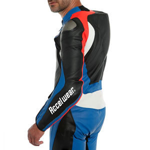 Combinaison de moto sur mesure en cuir véritable respirant, imperméable et coupe-vent de haute qualité pour la course automobile, taille plus, été - Product Image 3