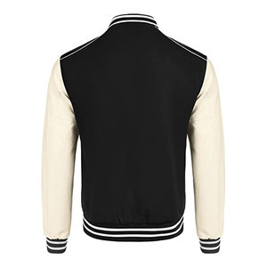 Wholesale Custom Latest Designs Regular Sleeve Stand Collar Baseball Varsity <b>Jacket</b> Front Logo 100% Wool Unisex <b>Winter</b> <b>Jacket</b> - Product Image 4