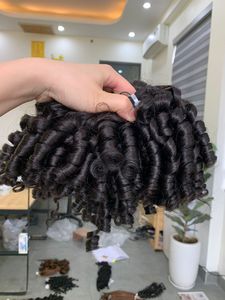 Pelucas y mechones de cabello humano Remy vietnamita con textura hinchable mágica al por mayor, trama única, 100% sin enredos sin cobertizo - Product Image 2