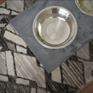 Comederos Elevados para Perros de Acero Inoxidable, Comederos Elevados para Gatos Estilo Mármol con Soporte, Juego de Accesorios de Lujo para Mascotas - Product Image 3