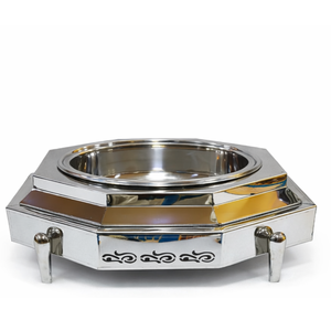 ถาดอุ่นอาหารสแตนเลสทรงหกเหลี่ยม - Product Image 1