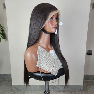 Peluca de Cabello Humano Liso Extremo con Encaje Frontal HD 13x6 Pre-Arrancada, 300% de Densidad, 30-40 Pulgadas, Pelucas de Cabello Humano con Encaje Frontal 13x4 para Mujeres - Product Image 3