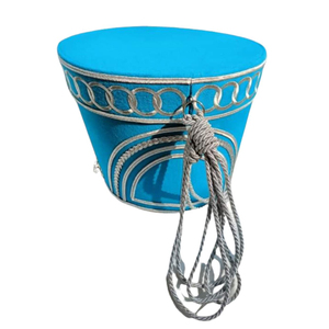 Sombrero shako de uniforme de desfile diseñado para una comodidad duradera, perfecto para conjuntos de marcha. Sombreros Shako personalizados para hombre. - Product Image 3