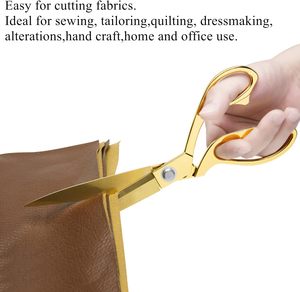 Golden Professional 12 Inch Heavy Duty <b>Sewing</b> Fabric <b>Scissors</b> Industrial Sharp Steel Shears with Smooth Edge for Leather Cutting - Product Image 3