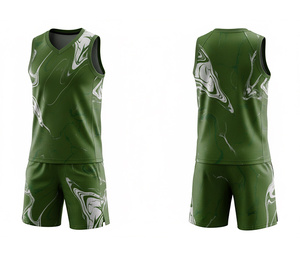 Uniforme de Baloncesto Sublimado Personalizado, Jersey y Pantalones Cortos de Poliéster Transpirable de Secado Rápido, Ropa Deportiva para Hombres, Mujeres y Jóvenes - Product Image 2