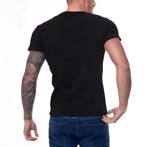 Camiseta de Algodón para Hombre, Suave y Transpirable, con Logotipo Personalizado, Camiseta de Algodón Lisa para Hombre, Camisetas de Algodón Transpirables para Hombre, Venta al Por Mayor OEM - Product Image 2