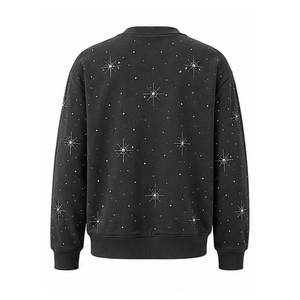 Sweat-shirts pour hommes avec strass, tendance mode, pour tenues décontractées modernes - Product Image 3