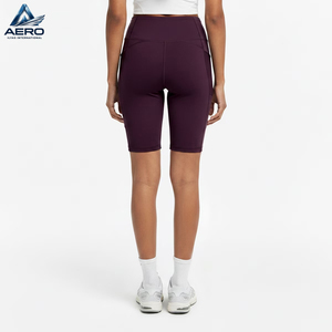 Shorts de Ciclismo de Alta Elasticidad para Mujer, con Logotipo Personalizado, Sin Costuras, para Gimnasio, Entrenamiento, Fitness y Ropa Deportiva - Product Image 2