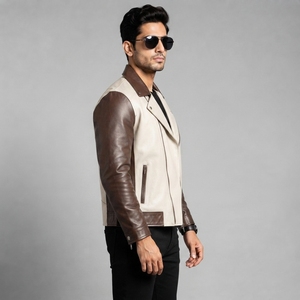 Chaqueta de Cuero Casual para Hombre, Nueva Colección 2026, Logotipo Personalizado, Diseño de Marca, Venta al Por Mayor, Tallas Grandes, Servicio OEM - Product Image 6