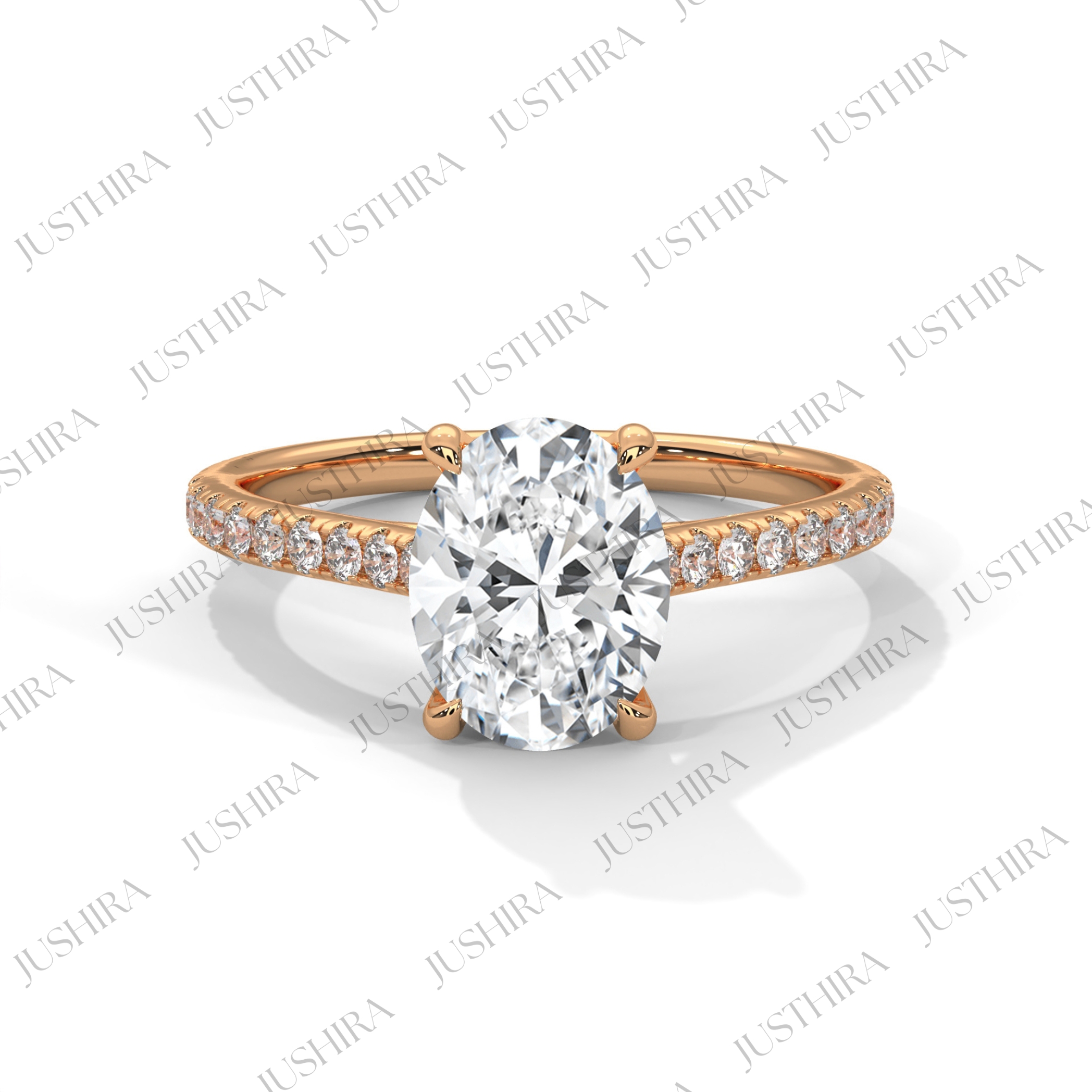 Placage or rose