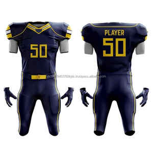 Conjunto de uniforme de fútbol con bandera americana Patriótica para adultos y jóvenes, Top y pantalones bordados en estilo de fútbol, técnicas impresas de talla grande - Product Image 1