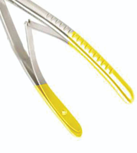 Disector Glúteo Quirúrgico Activo en Forma de Pico de Pato, Instrumento Quirúrgico Manual de Acero Inoxidable de 26 cm, Cirugía General, Certificado CE - Product Image 3
