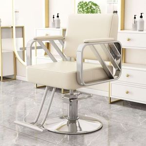 Sillón de Barbería Hidráulico Negro Dorado, Silla Giratoria de Estilismo para Salón de Belleza, para Barbería y Estudio de Tatuajes - Product Image 6