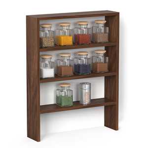 Nuevo Diseño Yobeo, Estante Organizador de Especias de Madera de Ingeniería de 4 Niveles, Exhibidor de Botellas de Especias y Soporte para Tazas - Product Image 2
