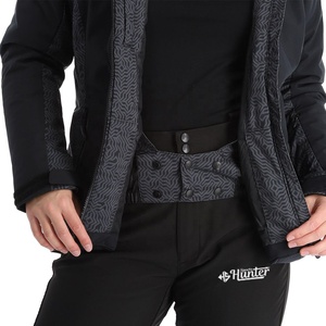 Nouvelles vestes d'extérieur coupe-vent élégantes et personnalisées pour femmes Vestes chaudes à manches longues avec fermeture éclair sur le devant pour femmes - Product Image 6