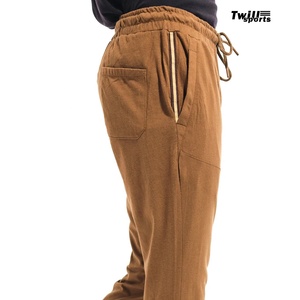 Pantalon en toile de coton biologique 100% pour homme, coupe slim classique Twill-Sports, léger, respirant, séchage rapide, extensible - Product Image 2