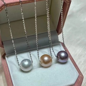 Collares de Lino de Agua Dulce de 7-8 mm de Redondez con Pequeñas Imperfecciones, Producto Refrescante - Product Image 1