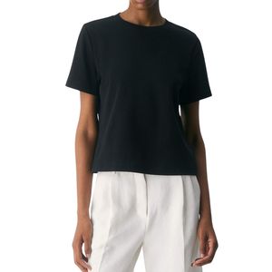 Women Cotton T Shirt Classic Regular Fit Casual Short Sleeve Crew Neck Basic Tee OEM ODM Manufacturer Custom Wholesale Bulk - Product Image 4