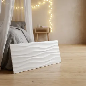 กระเบื้องเซรามิกขนาด 300x600 มม. สำหรับปูพื้นและผนังห้องน้ำ ลายคลื่น - Product Image 3