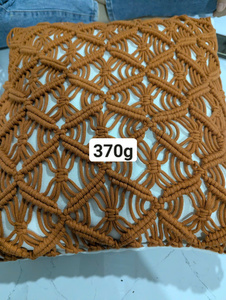 Funda de Cojín Decorativa Boho, Funda de Almohada de Macramé Hecha a Mano, Funda de Almohada de Algodón para Decoración de Sala de Estar - Product Image 2