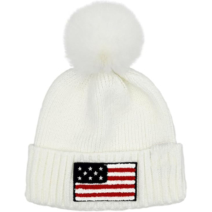 Wholesale White Rib Knit Beanie <b>Hat</b> <b>Winter</b> Cap Unisex Soft Warm Stretch Plain Skull Cap Custom Logo <b>Hat</b> - Product Image 2