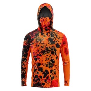 Camisetas con Capucha para Pescadores Activos - Protección UPF 50+, Impermeables, Transpirables, Antibacterianas, de Secado Rápido, Ropa Unisex para Adultos - Product Image 4