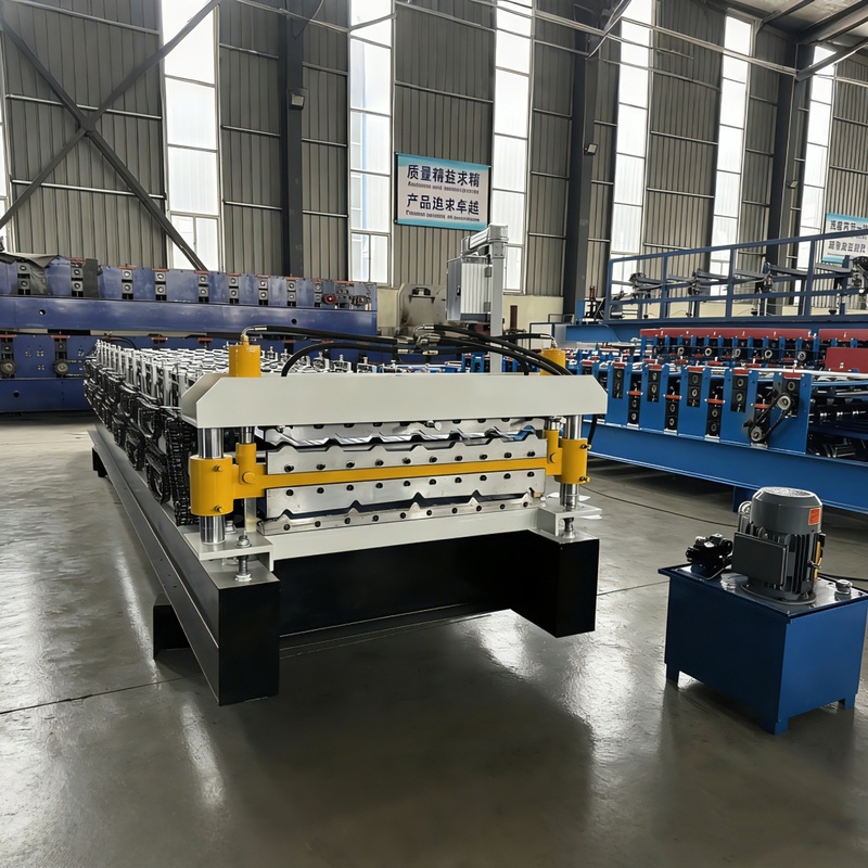 Trapezoidal Steel Sheet Forming Machine Complete