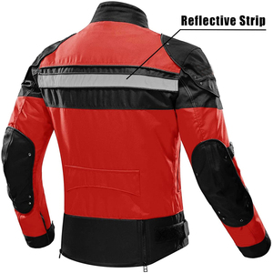 New Arrival High Quality Breathable Windproof Waterproof Plus Size Summer Winter Leather Motorbike Jacket for Men Low MOQ - Product Image 2