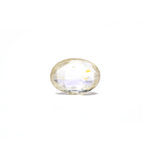 Loose 5.53 Carat Oval Cut Yellow Sapphire Gemstone for Fine Jewelry - Product Image 2