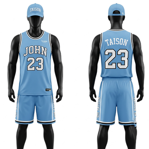 Uniforme de Baloncesto Unisex de Primera Calidad, 160 GSM, 100% Poliéster, Transpirable, con Malla Tipo Ojo de Pájaro, Anti-UV, de Secado Rápido, Sin Mangas, con Cordón Ajustable - Product Image 2