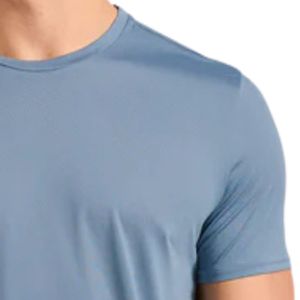 T-shirt décontracté à manches courtes et col rond en coton doux, tissu confortable et respirant, unisexe, mode streetwear, vente en gros - Product Image 5