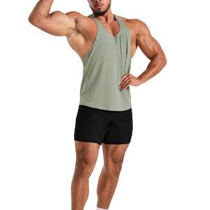 Camiseta sin Mangas Personalizada al por Mayor, Ecológica, Transpirable, Anti-UV, de Secado Rápido para Hombre, Color Personalizado, Estilo Urbano, para Gimnasio - Product Image 2