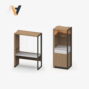 Ensemble de meubles de chambre à coucher en bois massif élégant et personnalisé, style de rangement modulaire moderne, provenant d'une usine vietnamienne - Product Image 2