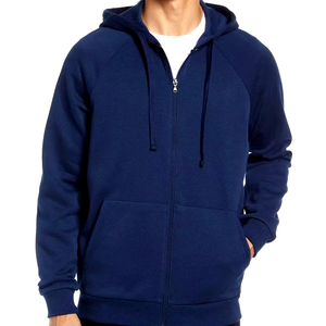 Nouvelle Collection – Sweat à Capuche Zippé pour Homme, Manches Longues, Couleur Unie, Polaire Épaisse et Chaude, Idéal Automne-Hiver - Product Image 1