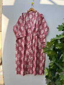 Robe kimono en coton à imprimé animalier bohème, élégante et décontractée, pour femmes - Product Image 2