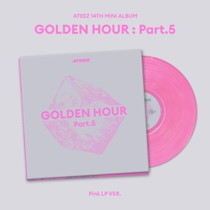 ATEEZ 14ème mini-album Golden Hour Part.5 Version LP rose - Product Image 2