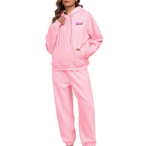 Survêtement pour femme respirant de haute qualité, couleur personnalisable, vêtements décontractés, tenue de sport et de détente, prix bas. - Product Image 1