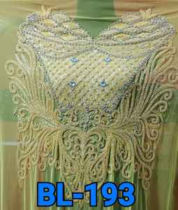 Tela de Encaje con Motivo de Mariposa Bordada a Mano, de Algodón de Lujo, Ecológica y de Alta Calidad para Diseñadores de Moda - Product Image 4