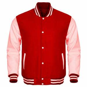 Chaqueta de Béisbol Personalizable al por Mayor para Hombre y Mujer, Estilo Letterman, Parches de Chenilla Bordados, Impermeable, 100% Lana - Product Image 3