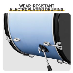 Set Batteria Completo per Adulti 5 Pezzi - Grancassa Blu 16", Piatto Ride 14", Piatti Hi-hat, Pelli di Betulla, Misura XL - Product Image 2