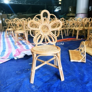 Silla Infantil de Ratán Hecha a Mano, la Más Vendida, para Decoración de Fiestas de Cumpleaños, Venta al por Mayor, OEM, ODM, Fábrica en Vietnam - Product Image 3