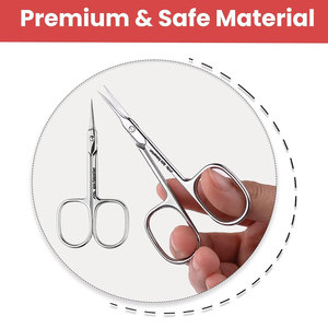 <b>Scissors</b> for Eyebrow Women Eyebrow <b>Scissors</b> for Precise Trimming & Shaping Stainless Steel Facial Hair Grooming Tool for Safe - Product Image 5