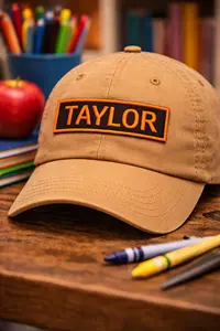 Embroidered Name Tag – Custom Name <b>Patch</b> | Tactical <b>Patch</b> for Iron-<b>On</b>, <b>Sew</b>-<b>On</b> & Velcro <b>Patch</b> for Uniforms - Product Image 2