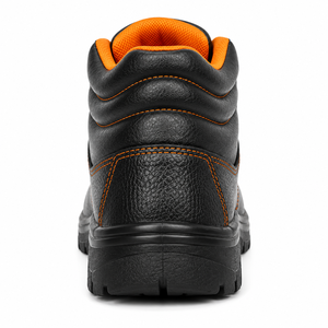 Water-Resistant Breathable Safety <b>Work</b> Shoes Genuine Leather Upper Low Cut Style Anti-Slip Feature Construction Autumn Steel Toe - Product Image 4