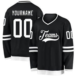 Jersey de Hockey sobre Hielo Personalizado, 100% Poliéster, para Hombre y Mujer, Proveedor Mayorista OEM, MOQ Bajo, Pedidos al por Mayor - Product Image 3