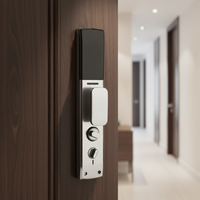 Serrure de porte intelligente Ankang avec identification antivol, carte mémoire, déverrouillage multi-méthodes (empreinte digitale/mot de passe/carte/clé) et application mobile