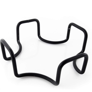 Support de sous-verres moderne en métal noir personnalisé, design géométrique triangulaire, organisateur de table pour la maison et la cuisine, vente chaude - Product Image 5