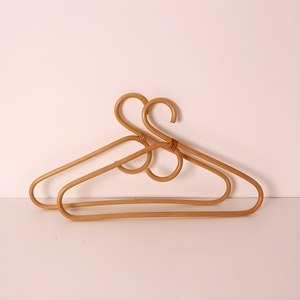 Cintres en rotin écologiques pour pantalons et manteaux, prix de gros, organisateurs de vêtements - Product Image 3